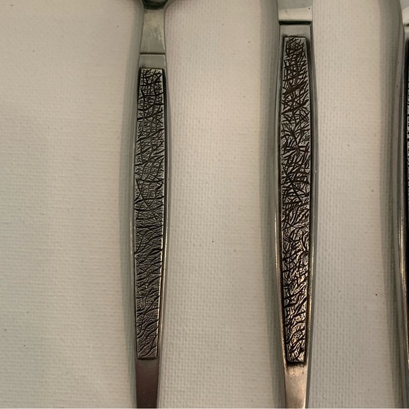 Vintage Arthur Salm AS Japan Stainless Dinner Knives Knife & Spoon Set MCM ASF3 - Picture 4 of 8